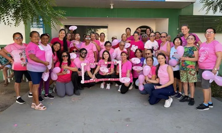 Caminhada do Outubro Rosa reúne mulheres em Piripiri e reforça cuidados com a saúde