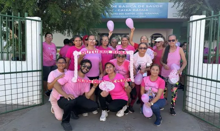 Caminhada do Outubro Rosa reúne mulheres em Piripiri e reforça cuidados com a saúde