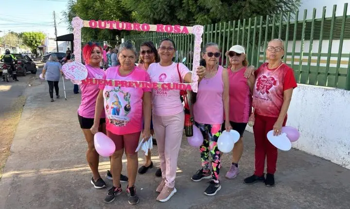 Caminhada do Outubro Rosa reúne mulheres em Piripiri e reforça cuidados com a saúde