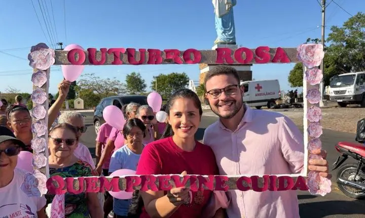 Caminhada do Outubro Rosa reúne mulheres em Piripiri e reforça cuidados com a saúde