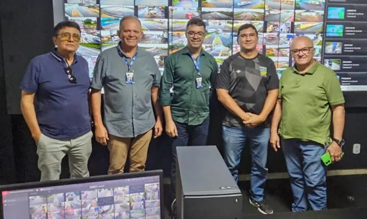 CDL de Floriano visita Piripiri para conhecer sistema de videomonitoramento