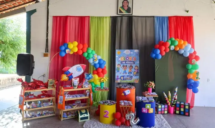 Colônia de Férias do Programa Vamos Aprender atende mais de 2 mil alunos em Piripiri