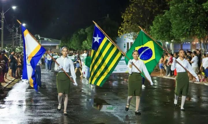 Desfile Cívico de 7 de Setembro reúne escolas, instituições e forças de segurança em Piripiri