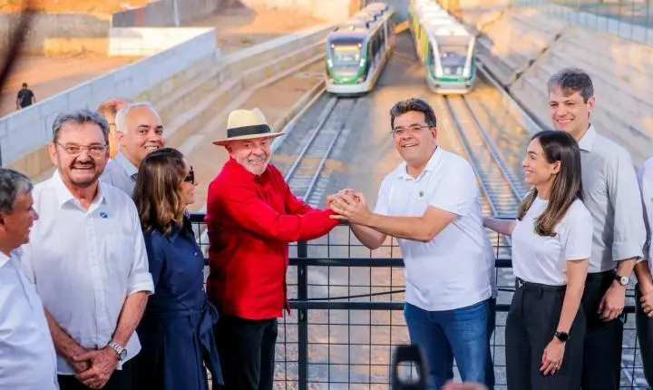 “Esse é um exemplo para o Brasil inteiro”, diz Lula ao visitar metrô  de Teresina com tarifa zero