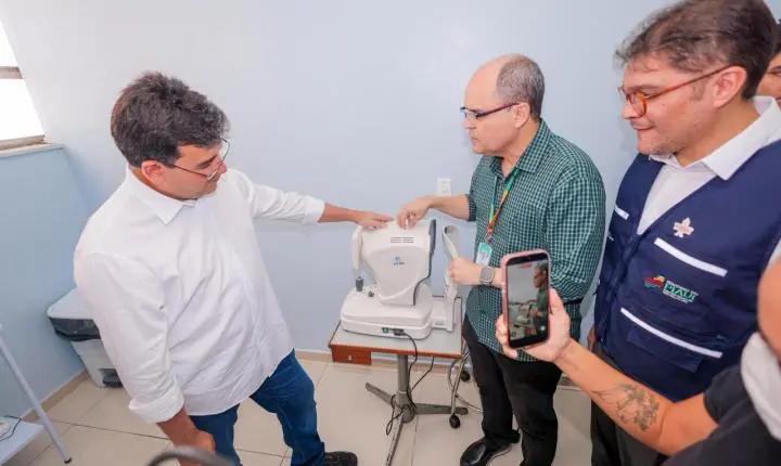 Governador inaugura reforma do Ambulatório Azul do HGV amplia atendimentos e moderniza serviços de saúde