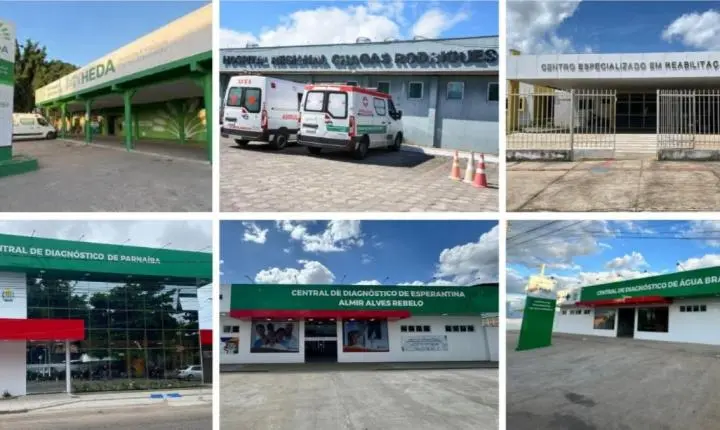 HEDA, HRCR, CER IV e Centrais de Diagnóstico de Parnaíba, Esperantina e Água Branca registram mais de 63 mil atendimentos no primeiro trimestre de 2026