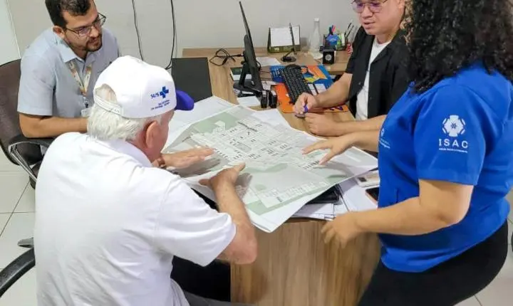 HRCR recebe equipe da Sesapi para apresentação do projeto arquitetônico de reforma geral do hospital