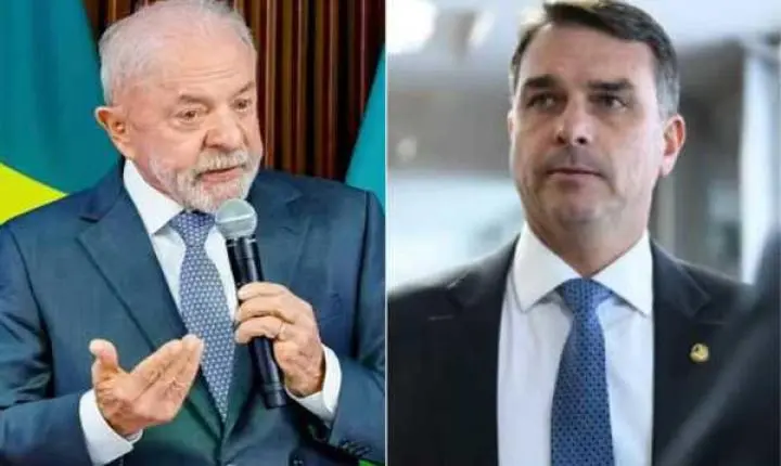 Pesquisa Meio Ideia mostra Lula à frente de Flávio Bolsonaro em simulação de 2º turno