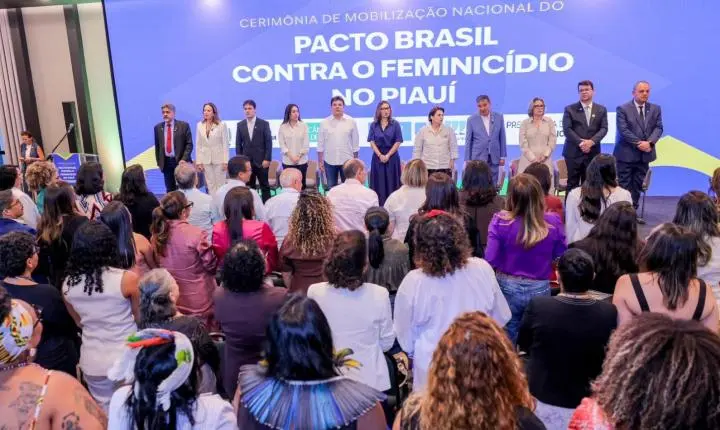 Piauí oficializa adesão ao Pacto Nacional de Prevenção aos Feminicídios e reforça meta de zerar casos