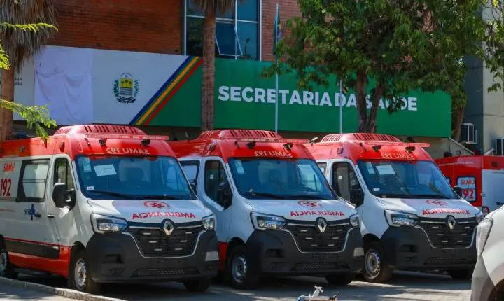 Piauí recebe nesta sexta (16) novas ambulâncias do SAMU para reforçar atendimentos de urgência nos municípios