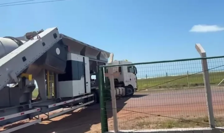 Piripiri conquista usina de asfalto permanente e amplia capacidade de pavimentação