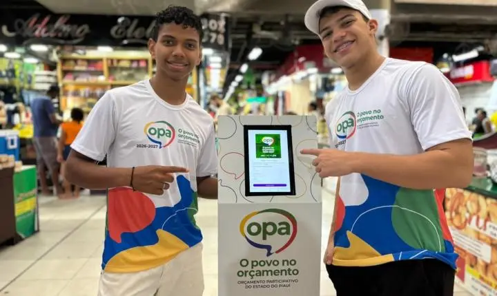 População decide investimentos em Teresina, Parnaíba, Picos, Piripiri e Floriano