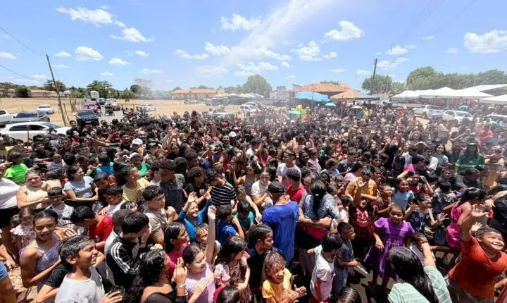 Prefeitura de Piripiri celebra o Dia das Crianças com festa na Praça Nelson Carneiro
