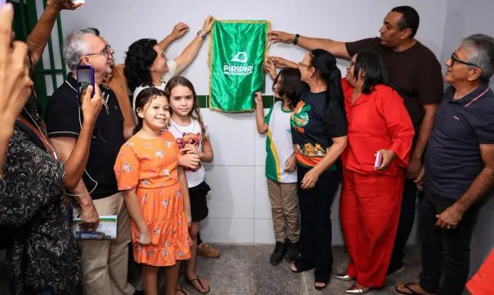 Prefeitura de Piripiri inaugura novo Centro de Ensino Municipal Dr. Adauto Coelho de Resende no bairro Anajás
