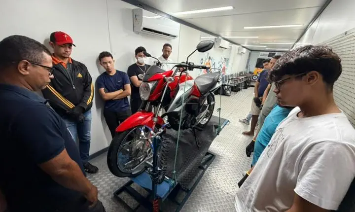 Prefeitura de Piripiri inicia curso de Mecânica de Motos em parceria com o Qualifica Piauí