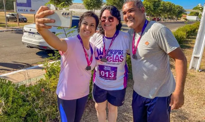 Prefeitura de Piripiri realiza primeira corrida “Piripiri por Elas” pelo enfrentamento à violência contra a mulher