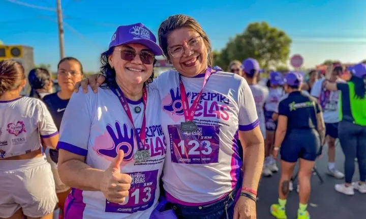 Prefeitura de Piripiri realiza primeira corrida “Piripiri por Elas” pelo enfrentamento à violência contra a mulher