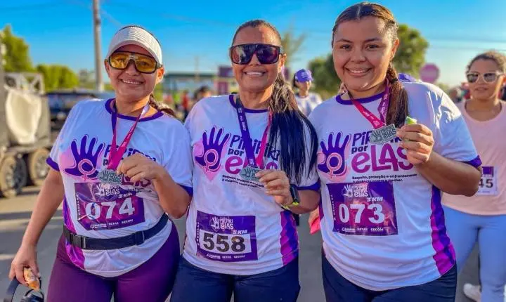 Prefeitura de Piripiri realiza primeira corrida “Piripiri por Elas” pelo enfrentamento à violência contra a mulher
