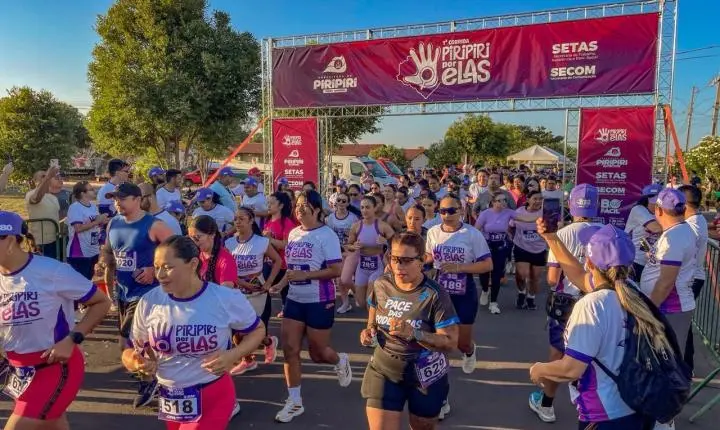 Prefeitura de Piripiri realiza primeira corrida “Piripiri por Elas” pelo enfrentamento à violência contra a mulher