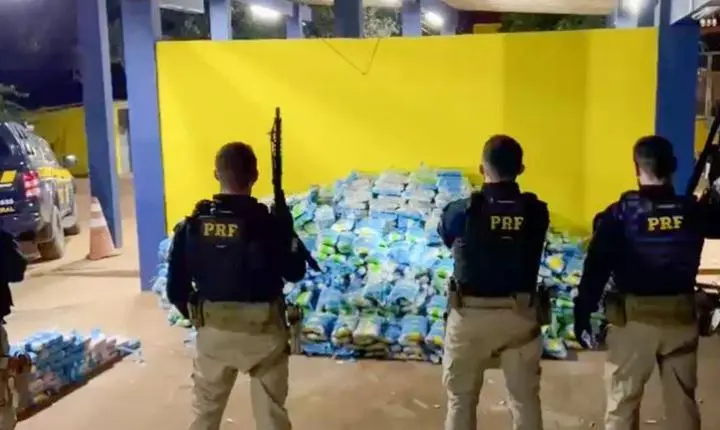 PRF apreende mais de 1,4 tonelada de drogas em operação na BR-316
