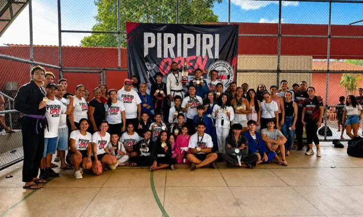 QG da Luta de Piripiri conquista 1º lugar geral com 46 medalhas no Piripiri Open de Jiu-Jitsu