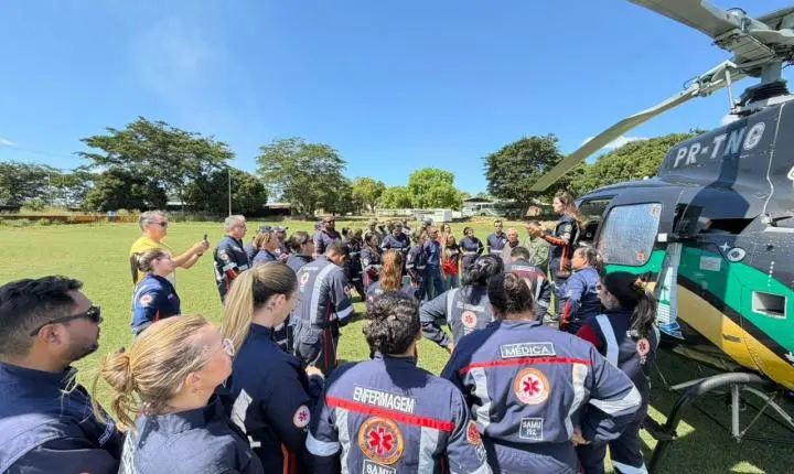 SAMU Aéreo inicia treinamento com helicóptero para ampliar resgates no Piauí