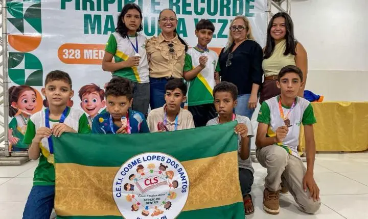 SEDUC de Piripiri entrega 328 medalhas da OBMEP Mirim a estudantes da rede municipal