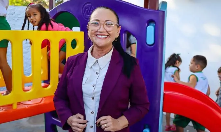 SEDUC de Piripiri entrega playground à Creche Antônio Isaías, na comunidade Caldeirão